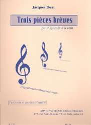 3 pièces brèves : pour flûte, - Jacques Ibert