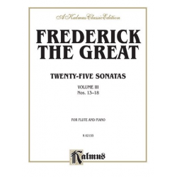 Frederick Great 25 Sonatas V-3 - Friedrich der Grosse