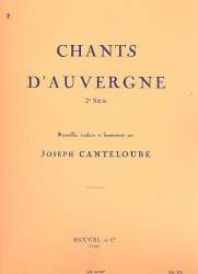 Chants d'Auvergne vol.2 : pour - Marie-Joseph Canteloube de Malaret