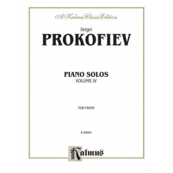 PIANO SOLOS VOL.4 : - Sergei Prokofieff