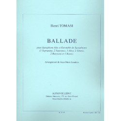 Ballade : pour saxophone alto et - Henri Tomasi