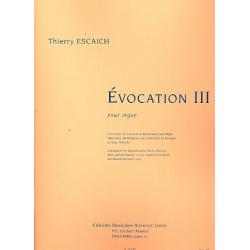 Évocation 3 : pour orgue - Thierry Escaich