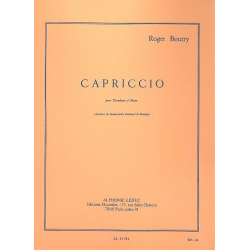 Capriccio : pour trombone et piano - Roger Boutry