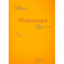 Humoresque : pour clarinette et piano - Jacques Delacroix