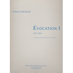 Evocation no.1 : pour orgue - Thierry Escaich