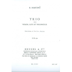 Trio à cordes : pour violon, alto -Bohuslav Martinu