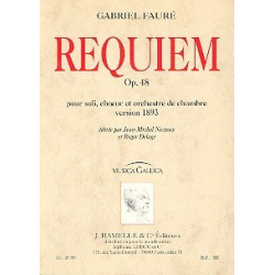 Requiem op.48 version de 1893 : pour - Gabriel Fauré