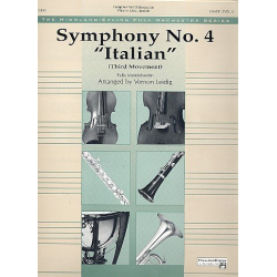 Symphony No.4 'Italian' (full orchestra) - Felix Mendelssohn-Bartholdy