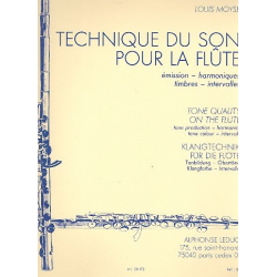 Technique du son pour la flûte : - Louis Moyse