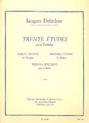 30 études vol.1 : pour timbales - Jacques Delecluse