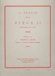 Pièce no.2 : pour saxophone - César Franck