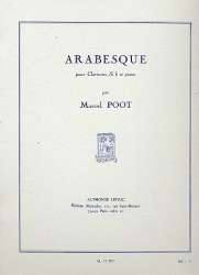 Arabesque : pour clarinette - Marcel Poot