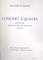 Concert à quatre : pour flute, oboe, - Olivier Messiaen