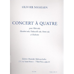Concert à quatre : pour flute, oboe, - Olivier Messiaen