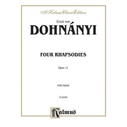 Dohnanyi 4 Rhapsodies Opus 11 - Ernst von Dohnányi