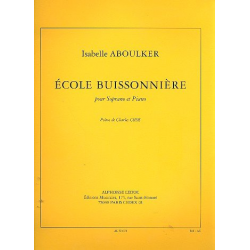 École buissonnière : pour soprano et piano - Isabelle Aboulker