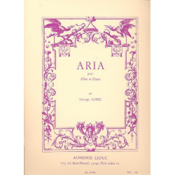 Aria : pour flûte et piano - Georges Auric