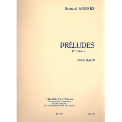 Préludes vol.1 : pour harpe - Bernard Andrès