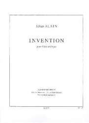 Invention : pour flûte et orgue - Jehan Alain