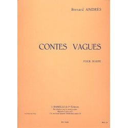 Contes vagues : pour harpe - Bernard Andrès