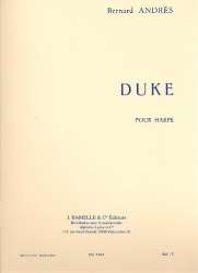 Duke : pour harpe - Bernard Andrès