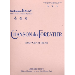 Chanson du Forestier : pour - Guillaume Balay