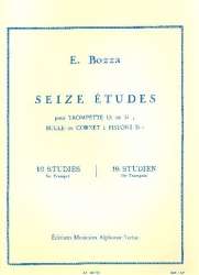 16 études : pour trompette ut ou - Eugène Bozza