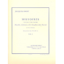 Histoires vol.1 : pour quatuor d'anches - Jacques Ibert