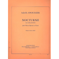 Nocturne : pour mezzo-soprano et piano - Isabelle Aboulker