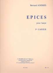 Epices vol.1 : pour harpe - Bernard Andrès