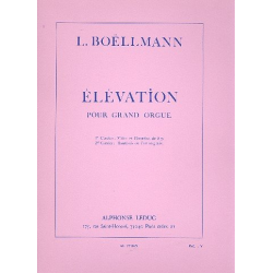 Elevation : pour orgue - Léon Boellmann