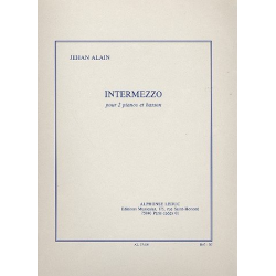 Intermezzo : pour 2 pianos et basson - Jehan Alain