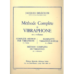 Méthode complète de vibraphone vol.1 - Jacques Delecluse