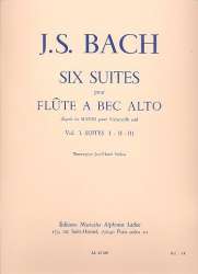 6 Suites vol.1 (nos.1-3) : - Johann Sebastian Bach