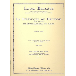 La technique de hautbois vol.3 : - Louis Bleuzet