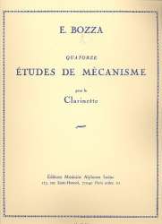 14 études de mécanisme : - Eugène Bozza