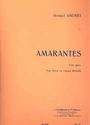 Amarantes : pour harpe ou harpe celtique - Bernard Andrès