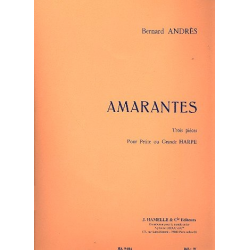 Amarantes : pour harpe ou harpe celtique - Bernard Andrès