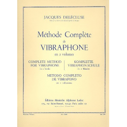 Méthode complète de vibraphone vol.2 - Jacques Delecluse