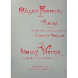 5 pièces : pour orgue - César Franck
