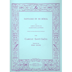 Fantaisie mi bemol pour cornet en si b et piano -Camille Saint-Saens / Arr.Henri Büsser