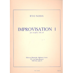 Improvisation 1 für Saxophon Solo - Ryo Noda