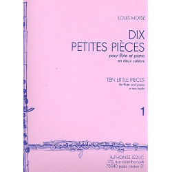 10 petites pièces op.37 vol.1 (nos.1-5) : - Louis Moyse
