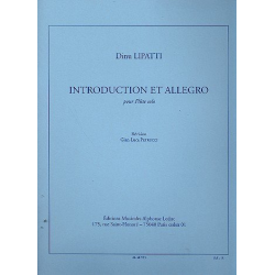 Introduction et Allegro : pour flûte - Dinu Lipatti