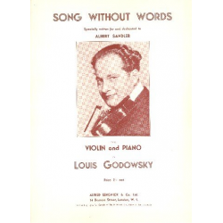 Song without Words : - Leopold Godowsky