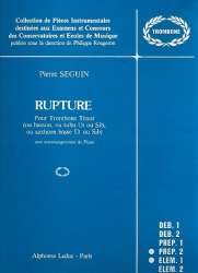 Rupture : pour trombone ténor (Basson/ - Pierre Seguin