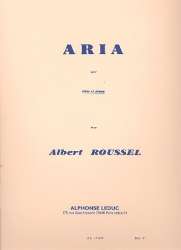 Aria pour flûte et piano - Albert Roussel