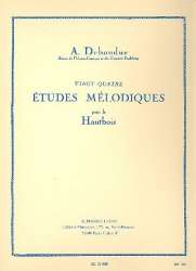 24 études mélodiques : pour hautbois - Albert Debondue