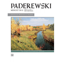 Menuet in G, Op.14, No.1 - Ignace Jan Paderewski
