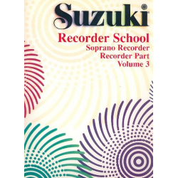 Suzuki Recorder School vol.3 : - Shinichi Suzuki